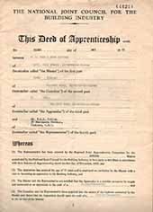 Deed of Apprenticeship